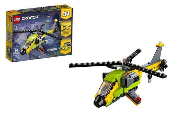 Đồ chơi trực thăng thám hiểm Lego Creator phù hợp với sự phát triển của trẻ