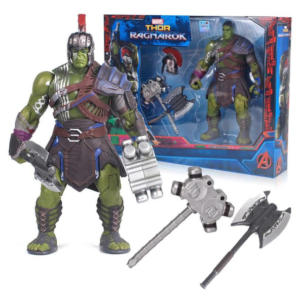 Mô hình đấu sĩ Hulk là sản phẩm của thương hiệu Hasbro.