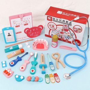 Bộ dụng cụ bác sĩ nha khoa bằng gỗ đến từ thương hiệu OEM