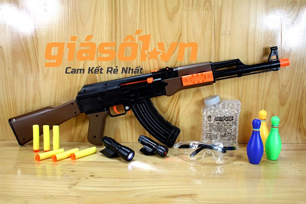 Súng đồ chơi AK bắn đạn nhựa