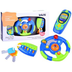 Đồ chơi vô lăng có đèn và nhạc cho bé K999-81B