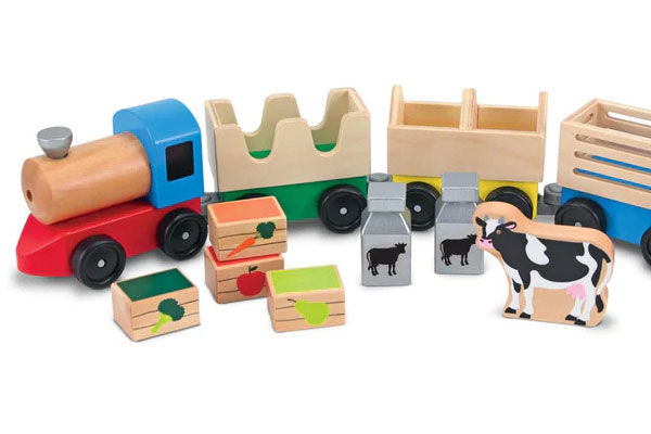 Thông tin kỹ thuật của đồ chơi xe lửa trang trại bằng gỗ Melissa & Doug