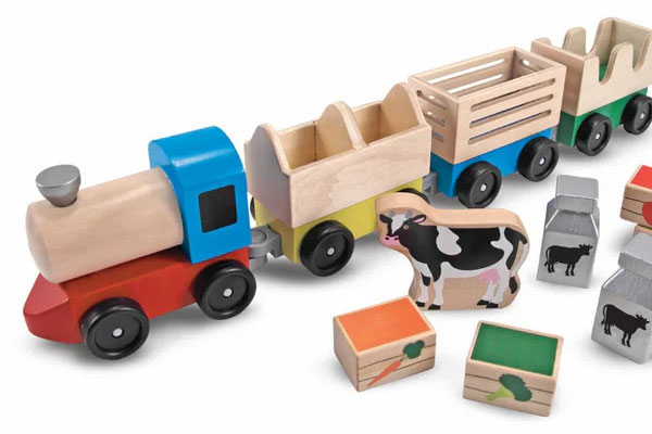 Tại sao nên mua đồ chơi xe lửa trang trại bằng gỗ Melissa & Doug cho bé