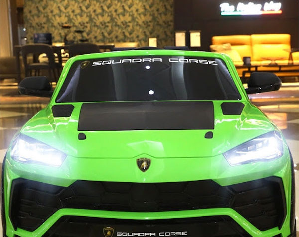 Lấy cảm hứng từ mẫu siêu xe “sang chảnh” của thương hiệu Lamborghini, thiết kế của xe được nhà sản xuất trau chuốt đến từng chi tiết