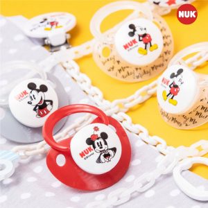 Bộ 2 ty ngậm silicone Nuk Mickey Plus