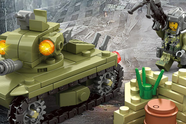 Ưu điểm của mô hình lắp ráp xe tăng và lính đánh bộ