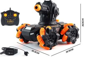 Thông tin kỹ thuật của Xe tăng điều khiển bắn nước Vertoy