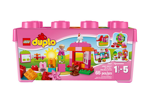 Đồ chơi xếp hình Lego Duplo all in One Pink Box of Fun